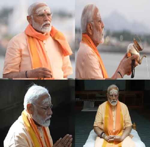 PM Modi’s meditation at Vivekananda Rock Memorial in Kanyakumari continues