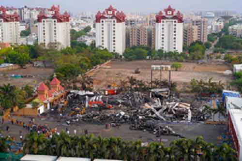 Amit Shah visits Rajkot days after game zone fire tragedy