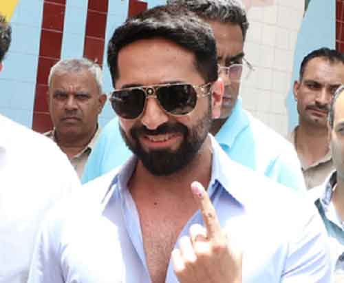 Ayushmann Khurrana casts his vote in Chandigarh, says it gives ‘sense of empowerment’