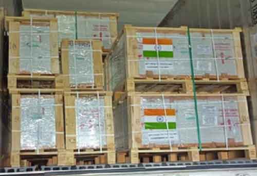 India sends 90-tonne humanitarian assistance to Cuba from Mundra port