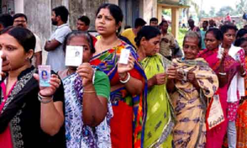 Repolling underway in two booths in Bengal