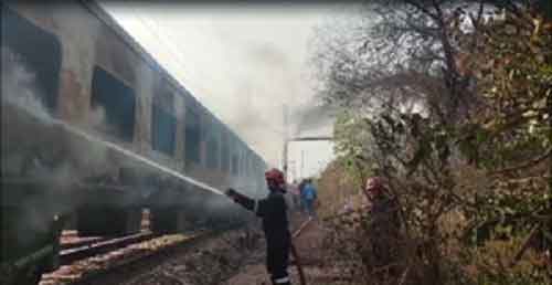 Taj Express catches fire in Delhi, no injuries reported