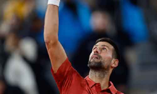 French Open: Djokovic rallies from the brink to beat Cerundolo in fourth-round classic
