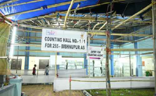 Trinamool, BJP supporters clash outside Bishnupur counting centre in Bengal