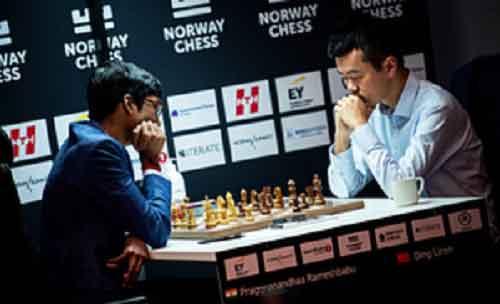 Norway Chess: Praggnanandhaa defeats reigning world champion Liren in Armageddon, Vaishali loses