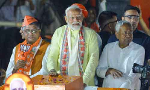 NDA leading on 34 seats in Bihar