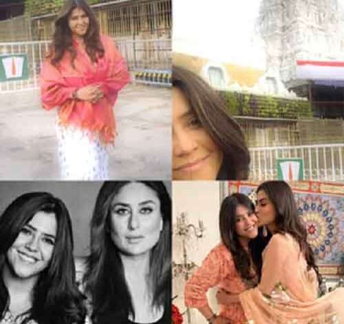 Ektaa Kapoor seeks blessings at Venkateswara Temple on her 49th birthday