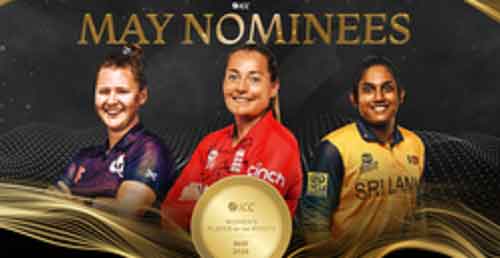 Athapaththu, Bryce and Ecclestone in shortlist for ICC Women’s Player of the Month Award