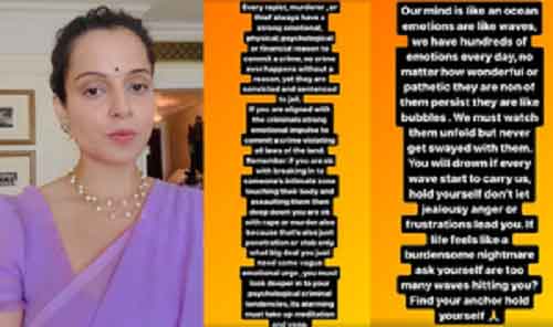 Kangana Ranaut responds to voices in support of CISF constable who slapped her
