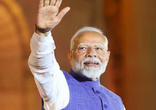 PM Modi arrives at PMO, all eyes on portfolio distribution