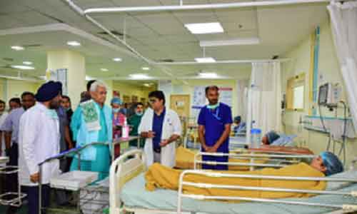 ‘Terrorists will pay a heavy price’, says J&K L-G as he meets Reasi attack victims