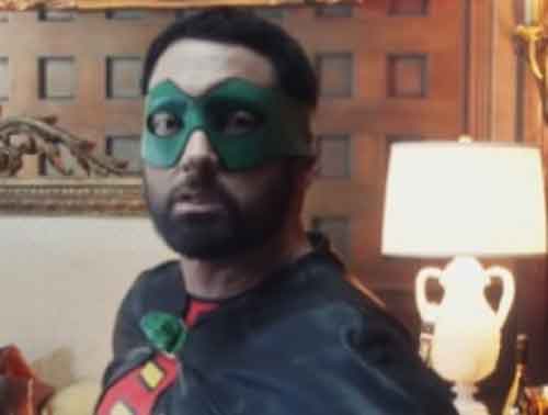 Eminem does his own stunts wearing a cape in ‘Houdini’ blooper Reel