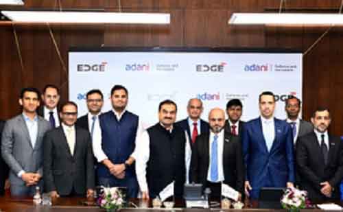 Adani Defence & Aerospace, UAE’s EDGE Group collaborate across strategic defence & military domains