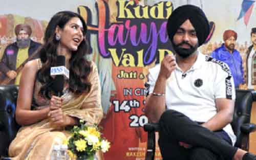 Sonam Bajwa hopes Ammy Virk and she can ‘create something like SRK-Kajol’