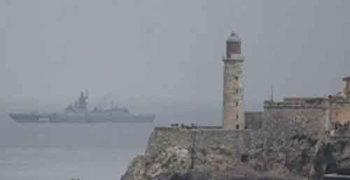 Russian warships arrive at Havana port after drills