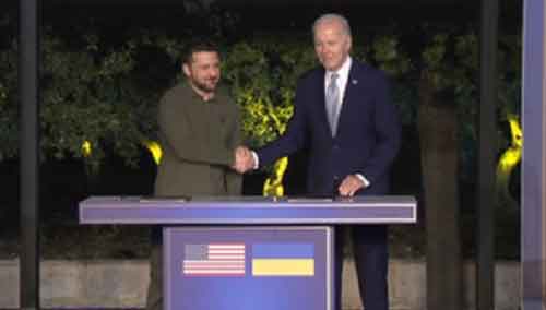 US, Ukraine sign long-term security agreement at G7