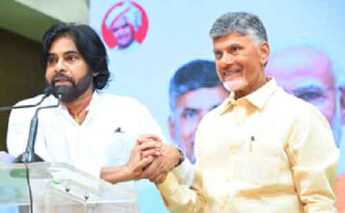 Chandrababu Naidu congratulates Pawan Kalyan on becoming Dy CM