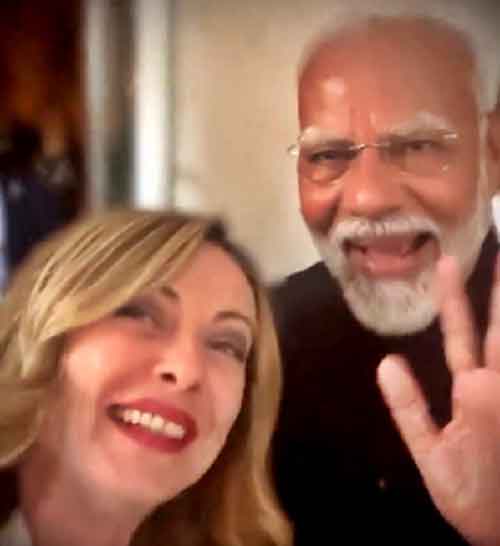 PM Modi hails India-Italy friendship after Meloni shares ‘Melodi’ selfie video