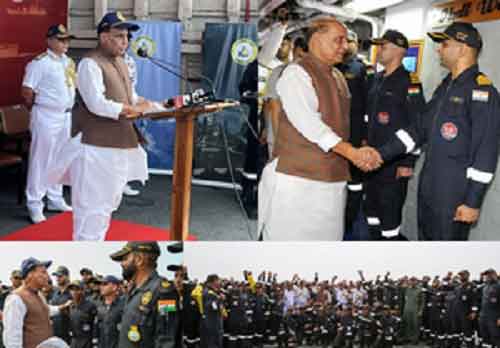 Our Navy is emerging as a new powerful force, says Rajnath Singh