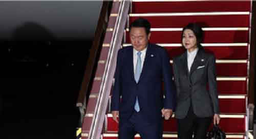 Yoon returns home from 3-nation Central Asia tour
