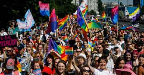 Pride march in Kyiv for the first time since Russian invasion