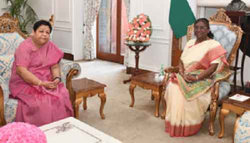 Manipur Governor apprises President about prevailing situation in the state