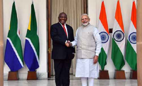 PM Modi congratulates South African President Ramaphosa on re-election