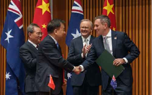 China, Australia ink MoU to restart strategic economic dialogue
