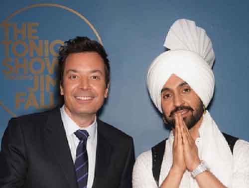 Jimmy Fallon exclaims ‘Sat Sri Akal’ as Diljit Dosanjh teaches him Punjabi