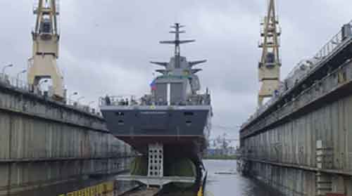 Russia launches new corvette for Pacific Fleet