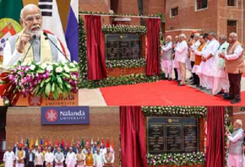 PM Modi inaugurates new campus of Nalanda University, terms it ‘symbol of India’s academic heritage’