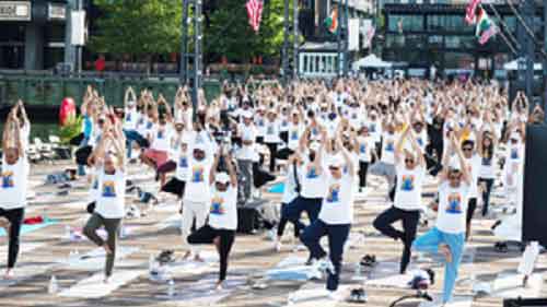 Indian Embassy celebrates International Yoga Day in Washington