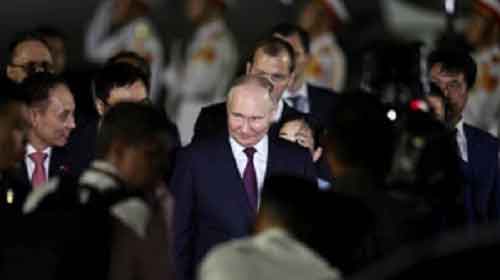 Putin arrives in Vietnam after visit to North Korea