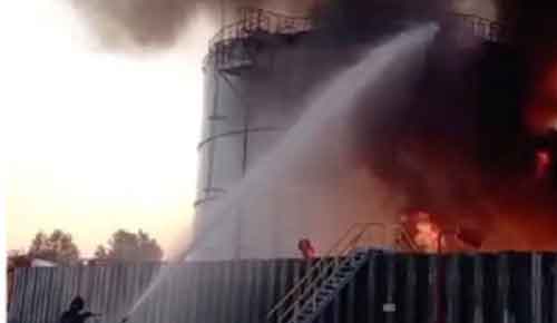 2 injured after Ukrainian drone crashes into Russian refinery: Authorities