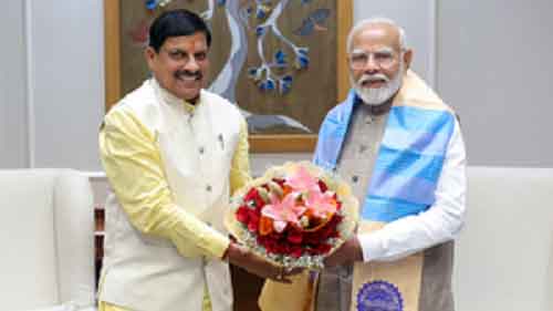 Madhya Pradesh CM seeks guidance for governance from PM Modi