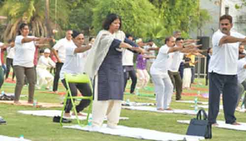 AMU celebrates International Day of Yoga with enthusiasm