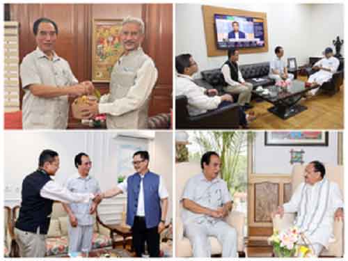 Mizoram CM meets several Union Ministers to discuss key issues of state