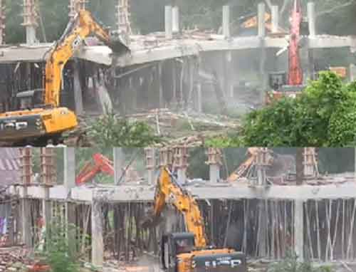 YSRCP’s under construction central office demolished