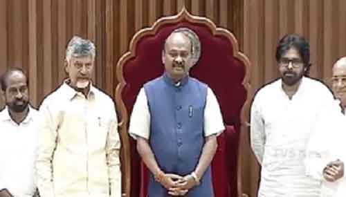 Ayyanna Patrudu unanimously elected Speaker of Andhra Pradesh Assembly