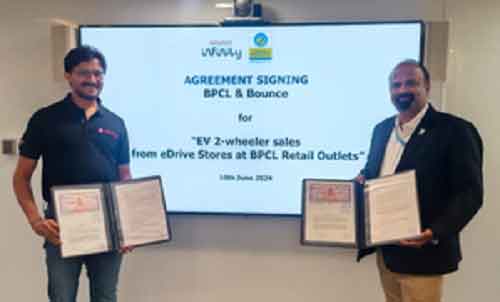 BPCL, Bounce Infinity join hands to launch ‘eDrive stores’ to boost EV adoption