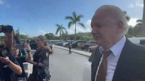 WikiLeaks founder Assange walks out of court as a ‘free man’