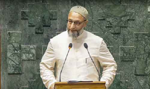 ‘Jai Palestine’ slogan: Complaints demand President to disqualify Owaisi