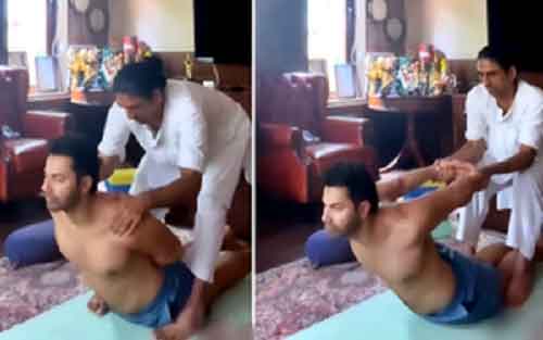‘The best stretch’: Varun Dhawan treats stiff shoulders, chest muscles with yoga