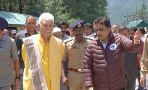 J&K Lt Governor reviews arrangements for Amarnath Yatra in Pahalgam