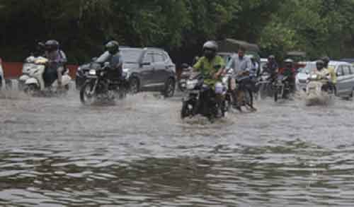 Heavy rains flood key junctions in Gurugram