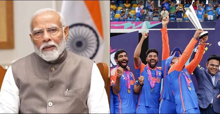 T20 World Cup: PM Modi speaks to Team India, lauds Rohit Sharma, Virat Kohli, Rahul Dravid