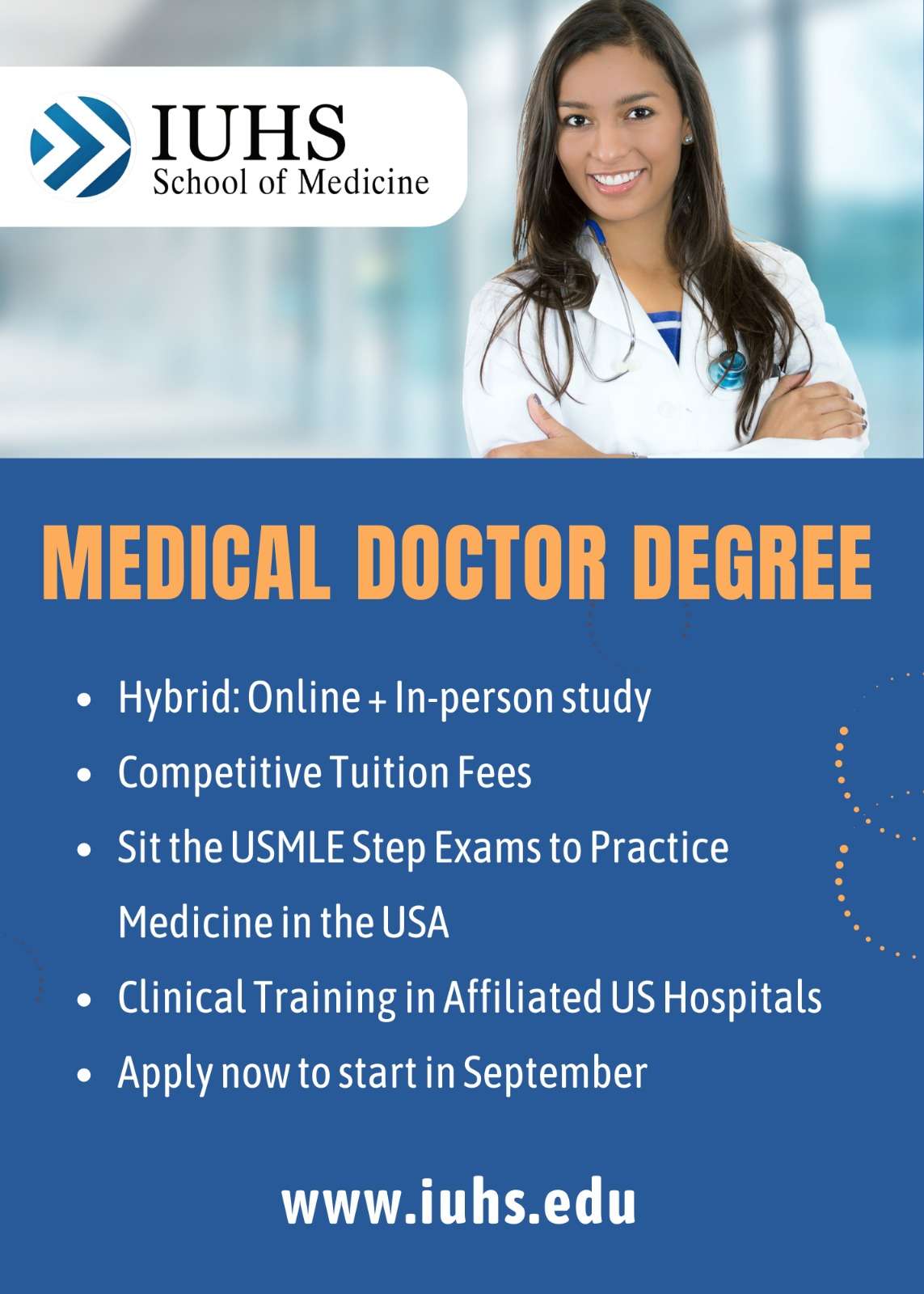 Medical Doctor Program (MD) – 4 Year Hybrid Study