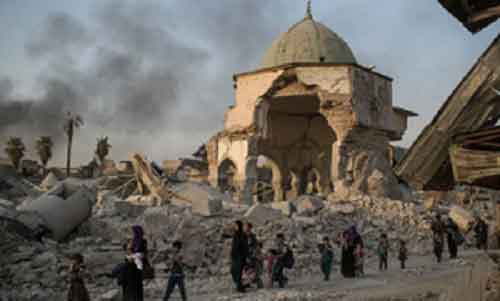 Iraqi forces defuse 6 bombs hidden at al-Nuri Mosque