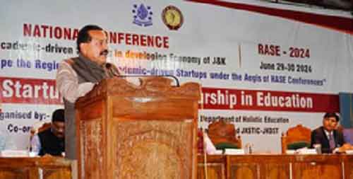 Exploration of regional resources key to build startup ecosystem in J&K: Dr Jitendra Singh