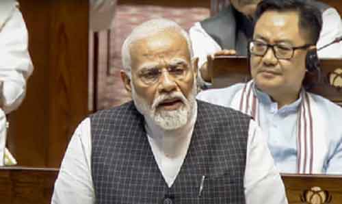 10 years completed, 20 more left: PM Modi’s dig at INDIA bloc in RS